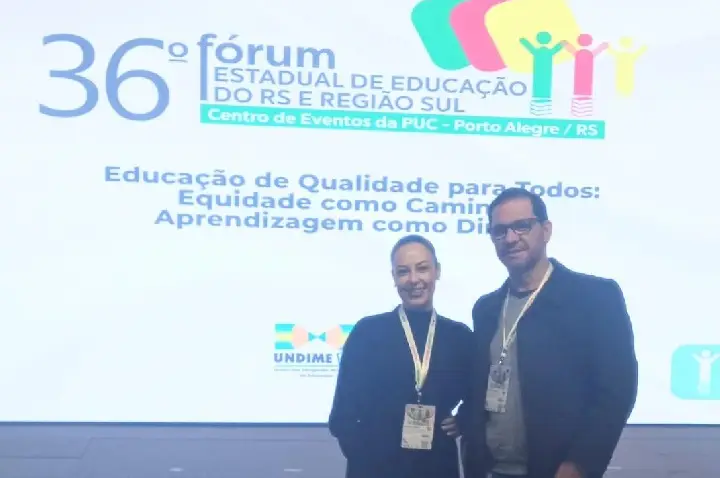 Representantes de Capão Bonito do Sul participam de Fórum Estadual de Educação e reforçam compromisso com a qualidade do ensino