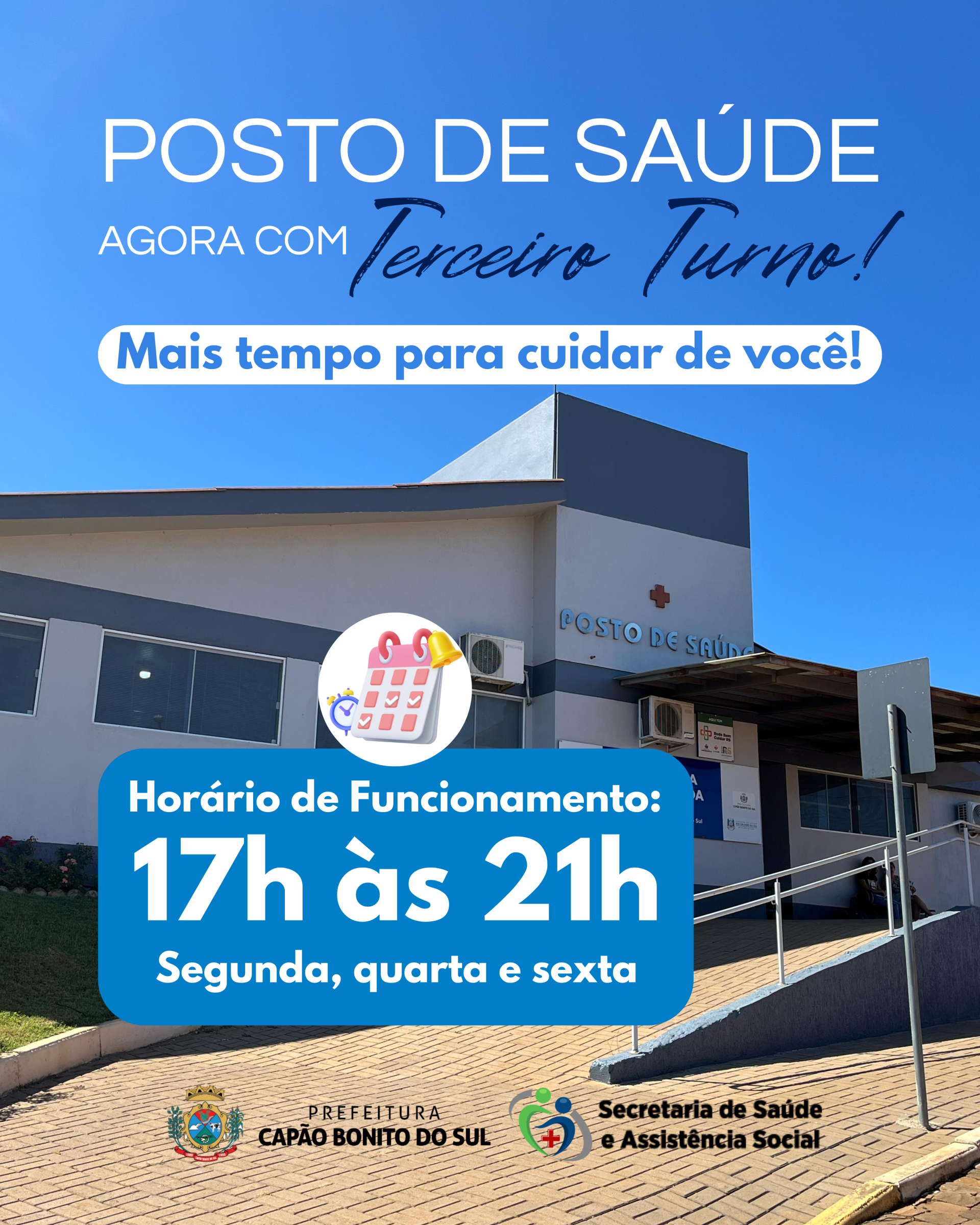 Atendimentos noturnos retornam no Posto de Saúde de Capão Bonito do Sul